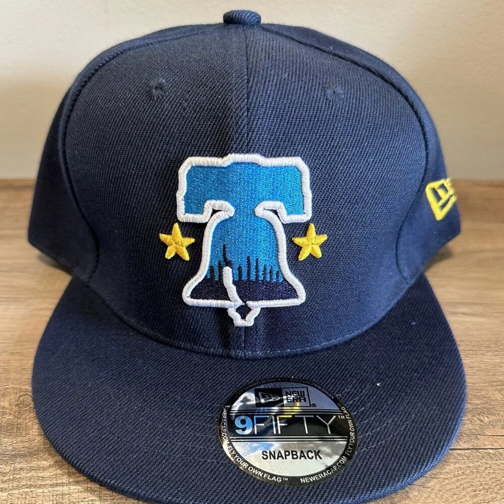 Men's Philadelphia Phillies New Era Navy 2024 City Connect 9FIFTY Snapback Hat